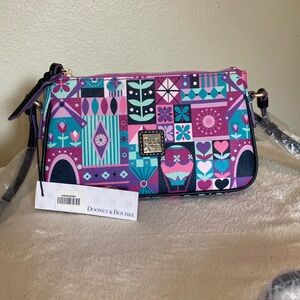 NWT Disney Dooney & Bourke Bag - It's a Small World - Pouchette